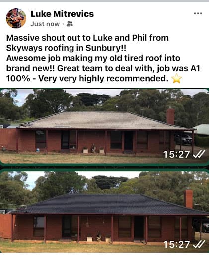 Sky Ways Roofing Geelong — Customer photo